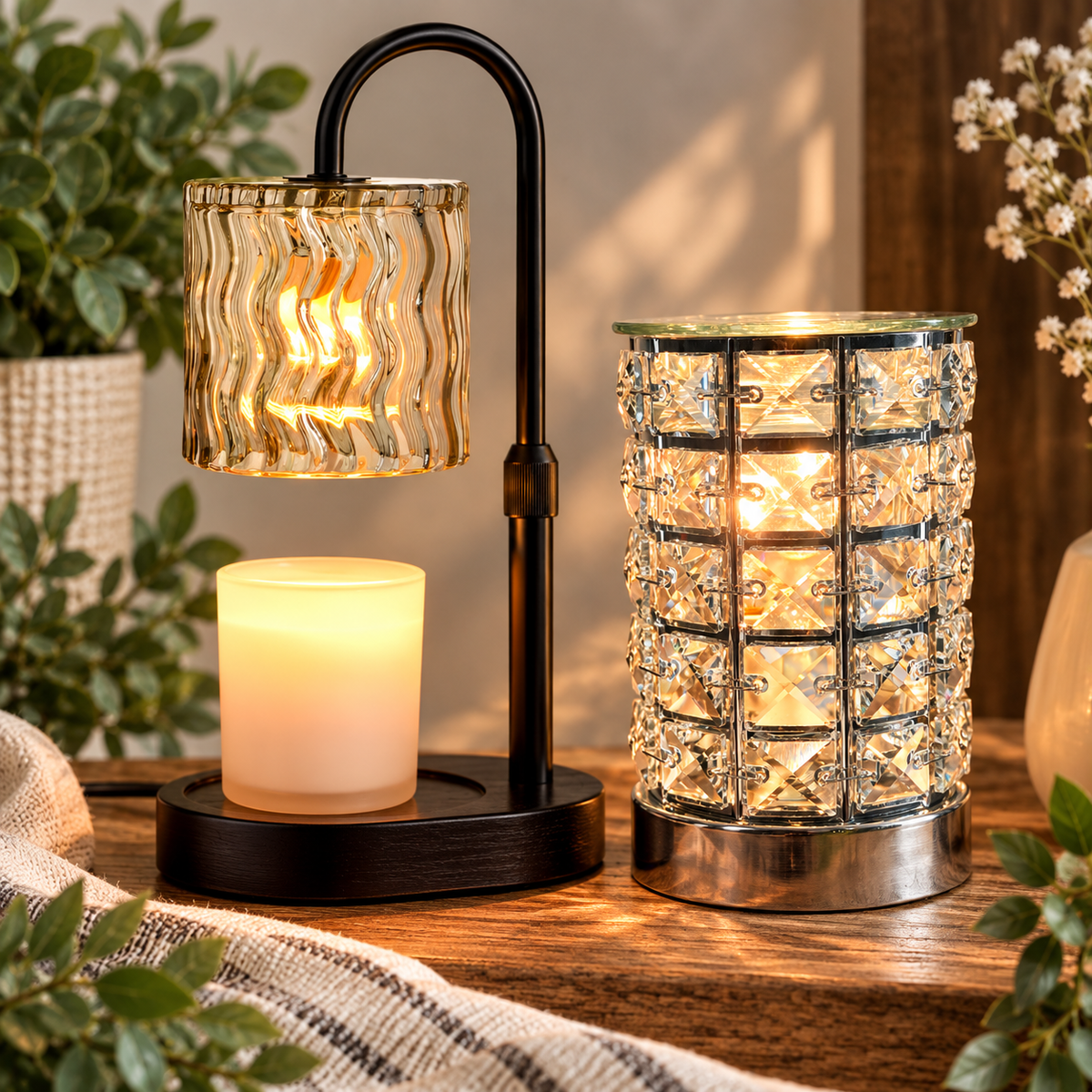 Decree Candle Co. candle warmer lamps and wax warmer from Decree Candle Co.