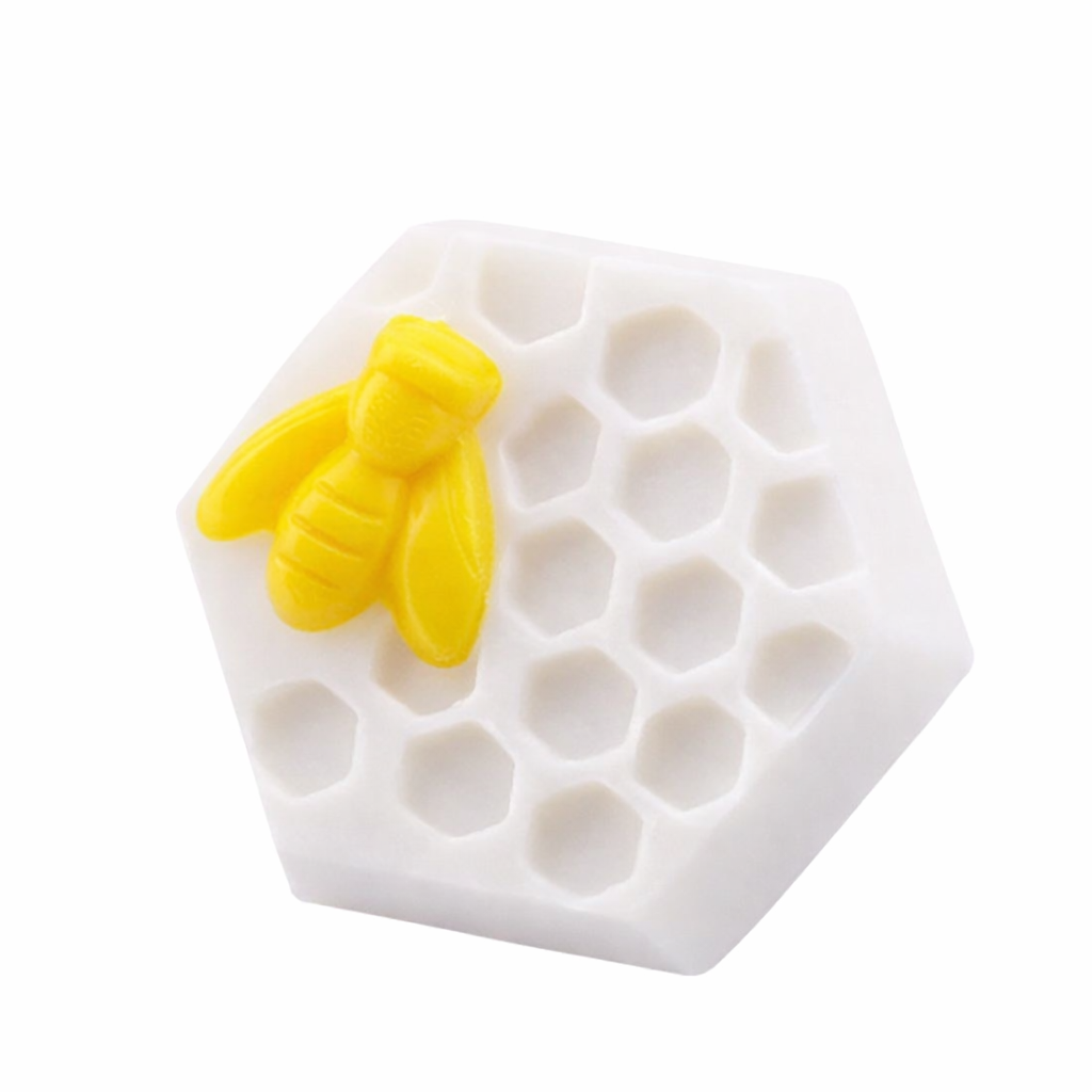Handcrafted large honeycomb shaped scented wax melt by Decree Candle Co.