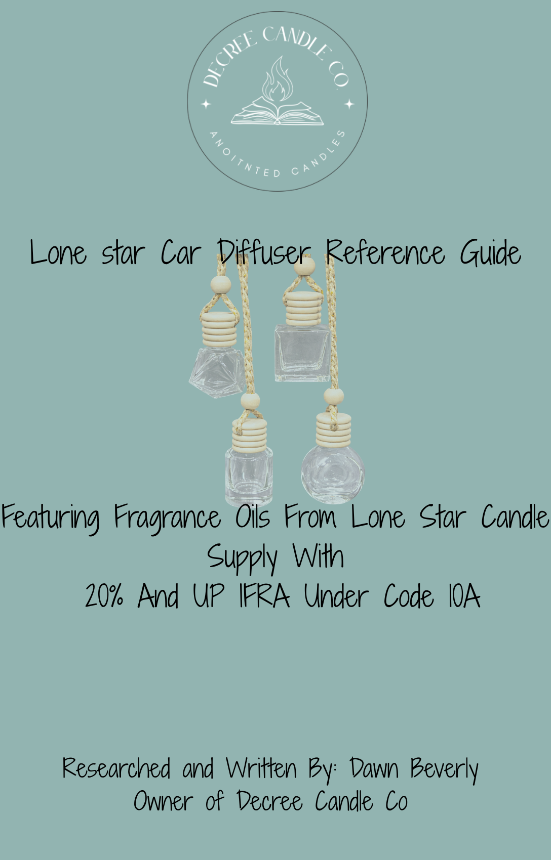 Lone Star 10A Car Diffuser Reference Guide
