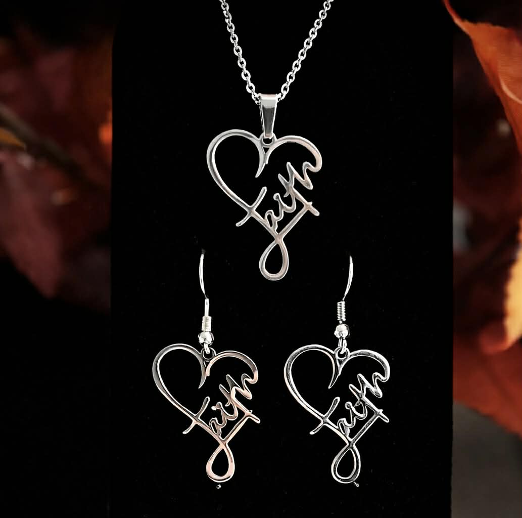 Faith Heart Pendant