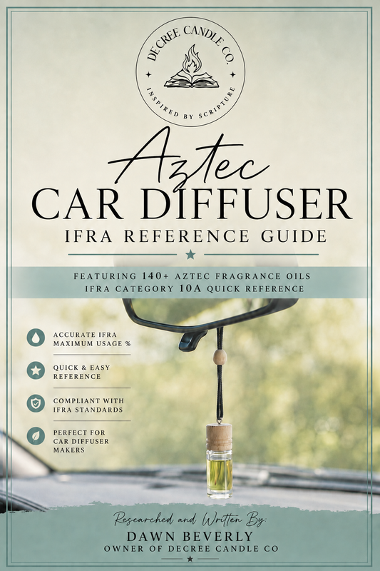 Aztec IFRA Category 10A Car Diffuser Reference Guide digital download cover
