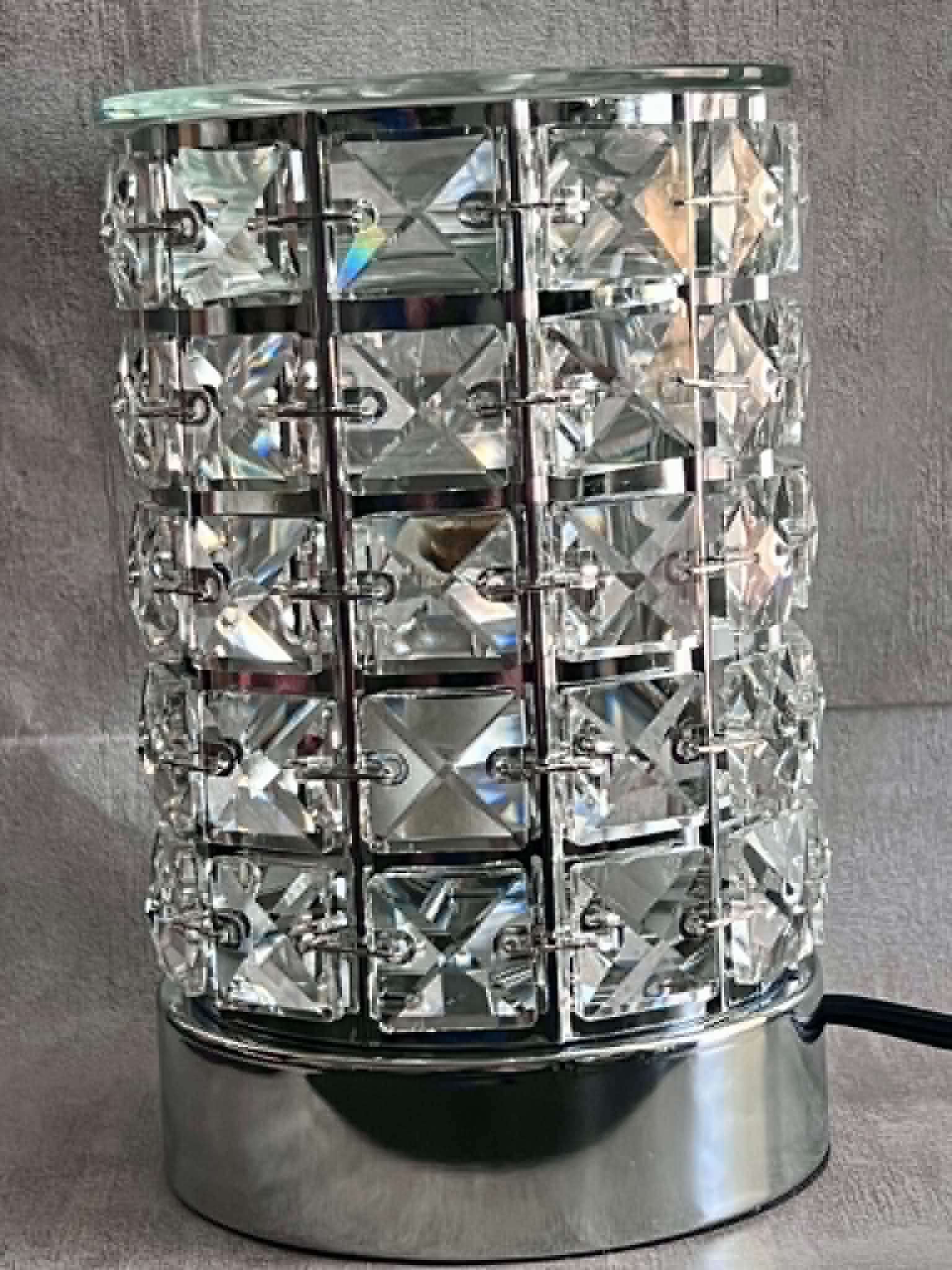 Crystal Touch electric wax warmer with crystal design