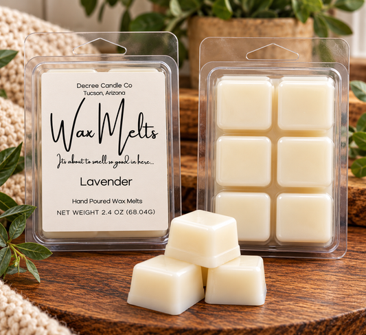 Wax Melt Clamshell Tarts – Premium Soy Blend, Made to Order